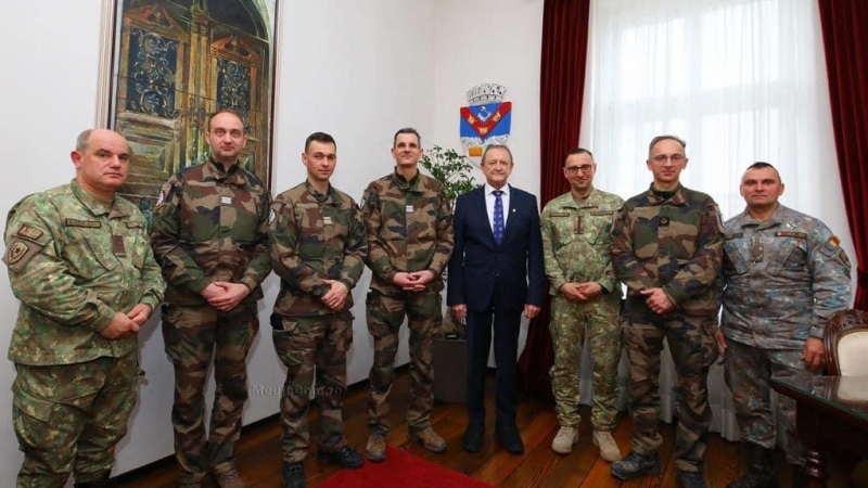 Cristian MATEI - Astăzi am primit vizita delegației franceze din partea grupului de luptă NATO de la Cincu