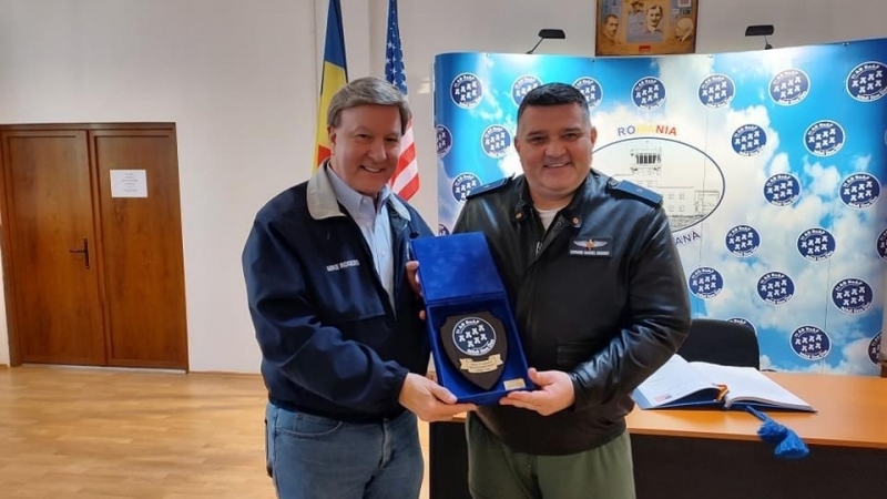 Vizita delegației americane la Baza 71 Aeriană Câmpia Turzii