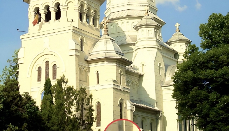 Știați că edificiul religios “Catedrala Ortodoxă din Turda” a fost singura biserică din lume care are pe un perete exterior încastrat un proiectil!? 