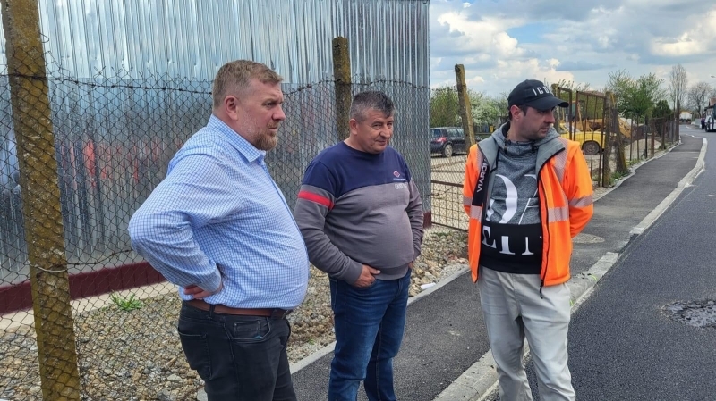 Cantitate record de asfalt turnată, în două zile, la Câmpia Turzii