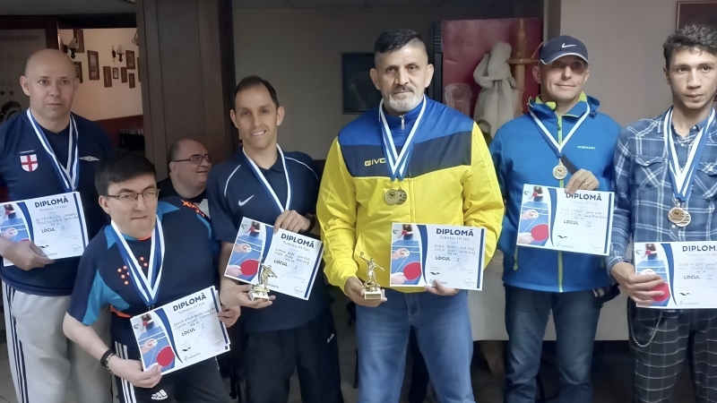 Piper Petru și Simon Boby locul I la “Turneul Național de tenis de masă paralimpici” Odorheiul Secuiesc ediția 2023