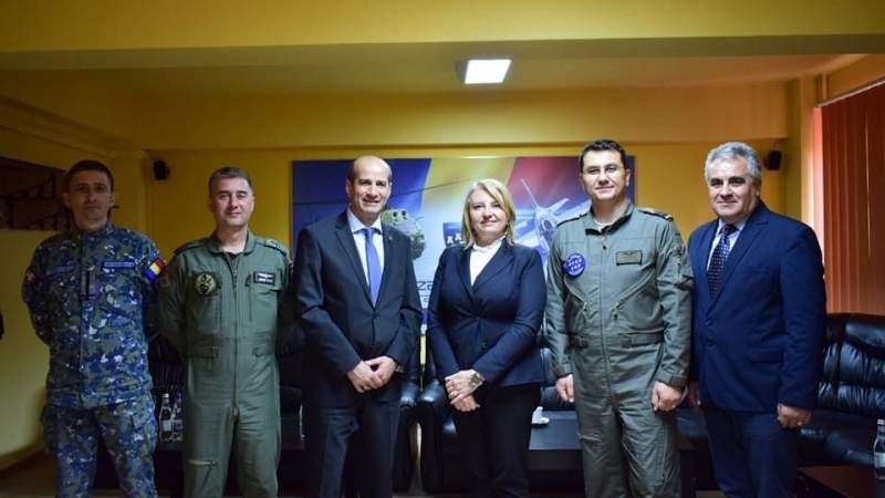 Vizită la comandamentul Bazei 71 Aeriană Câmpia Turzii