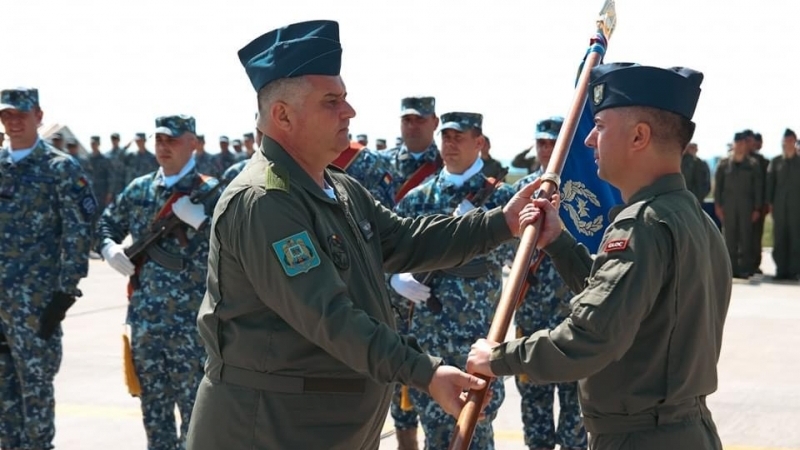 Predarea-primirea comenzii Bazei 71 Aeriană „General Emanoil Ionescu”