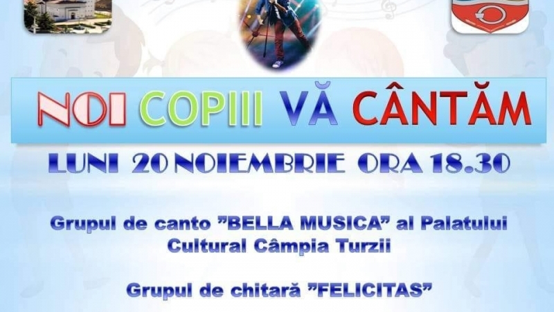 Copiii de la grupul de canto 