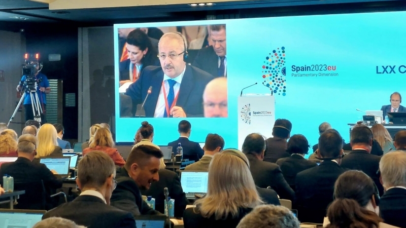 Vasile Dîncu - Particip, în aceste zile, la Madrid, la a LXX (70) - a Reuniune plenară a Conferinței Organelor Specializate în Afaceri Comunitare și Europene (COSAC)