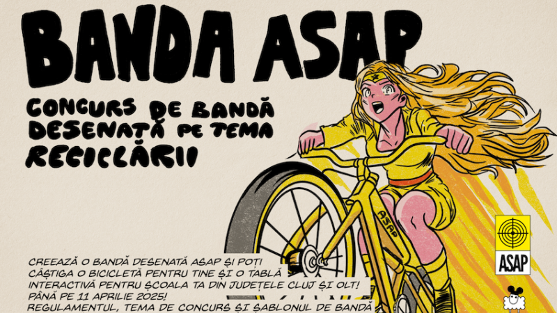 Educația verde în acțiune: Concursul BANDA ASAP revine cu o provocare creativă pentru elevii din Cluj și Olt