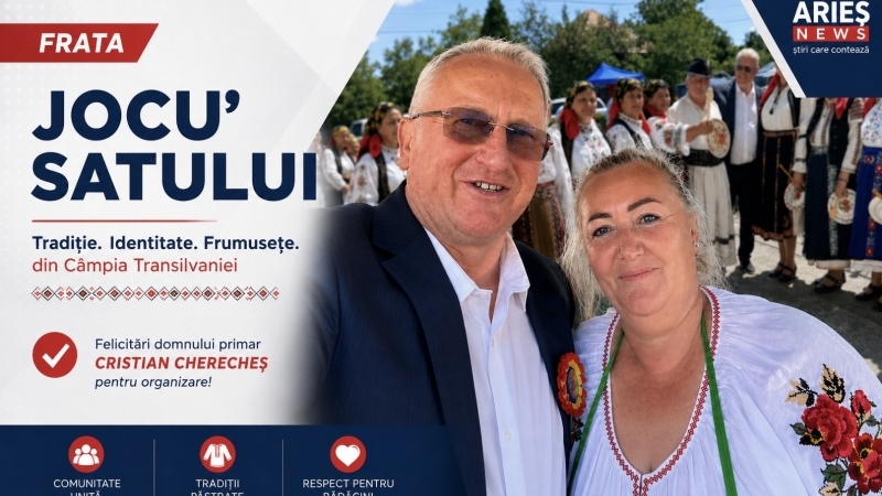 Deputatul Remus Lăpușan | „Jocu Satului de la Frata înseamnă tradiție, identitate și respect pentru valorile Câmpiei Transilvaniei”