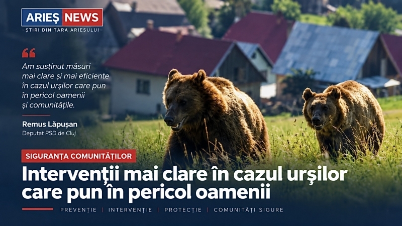 Remus Lăpușan | Intervenții mai clare în cazul urșilor care pun în pericol oamenii și comunitățile