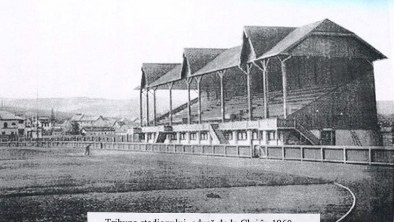 Tribuna de fotbal ISCT a fost construită în 1915 în stil englezesc si a fost pâna în anul 1960 a echipei de fotbal U Cluj