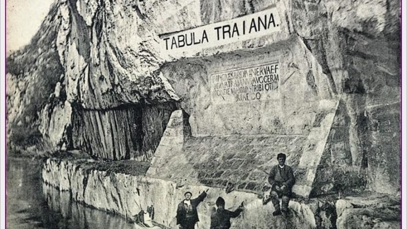 Clisura Dunării – TABULA TRAIANA, anul 1908