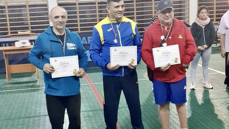 Petru PIPER din Câmpia Turzii *LocuI I la dublu* la Concursul Național de tenis de masă paralimpici susținut la ,,Complexul Național Bascov-Budeasa”