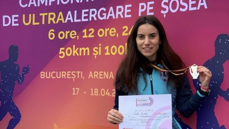 Caporal Dobrița Ionela Viorica, campioană la maraton.