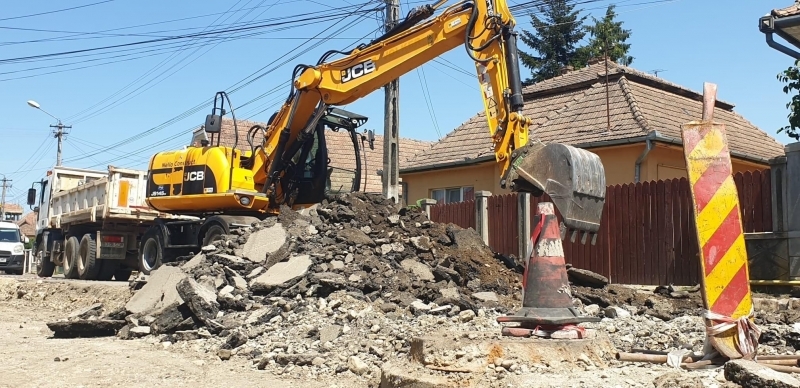 Noi lucrări în infrastructura rutieră din Municipiul Câmpia Turzii
