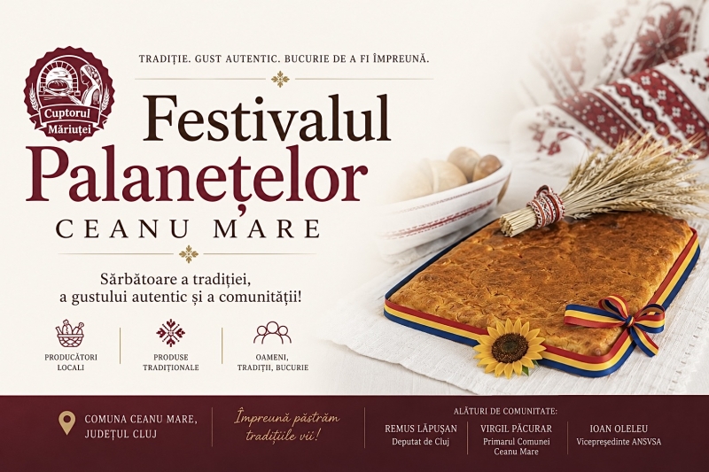Deputatul Remus Lăpușan, susținător al producătorilor autohtoni, prezent la Festivalul Palanețelor din Ceanu Mare