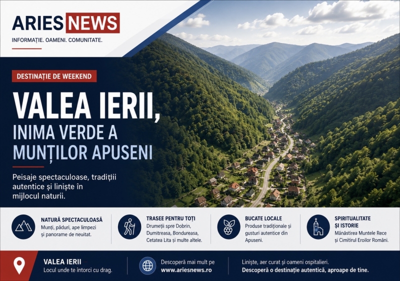 Valea Ierii, locul unde Apusenii își dezvăluie frumusețea autentică. Destinația care merită descoperită în orice anotimp