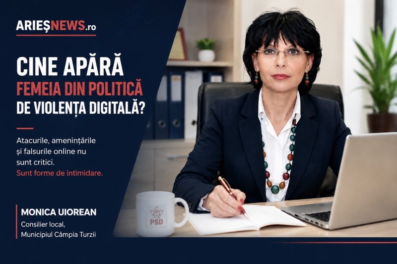 Monica UIOREAN - Cine apără femeile din politică? Violența digitală, noua armă a intimidării publice