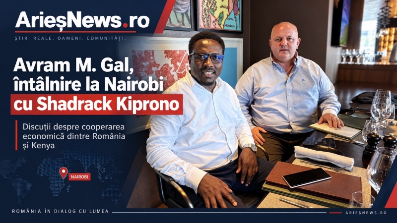 Avram M. Gal, întâlnire la Nairobi cu un reprezentant al mediului de afaceri din Kenya
