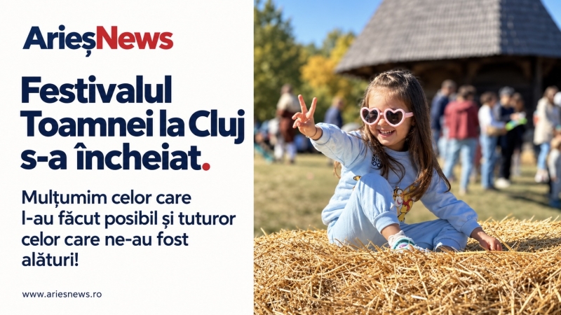 Festivalul Toamnei la Cluj s-a încheiat. Mulțumim celor care l-au făcut posibil și tuturor celor care ne-au fost alături!