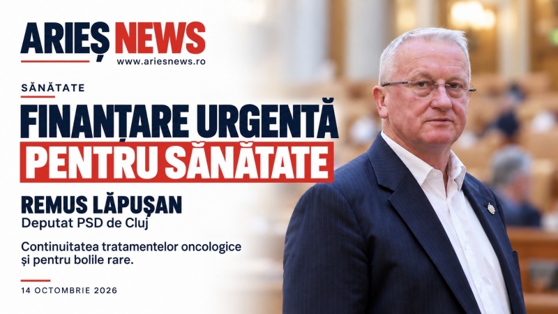 Remus Lăpușan cere finanțare urgentă pentru sănătate - realocările bugetare pun în pericol continuitatea tratamentelor