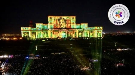 iMapp Bucharest, premiat la nivel mondial. CREART aduce Trofeul de Argint Eventex Awards 2026 pentru un spectacol urban văzut de 200.000 de oameni