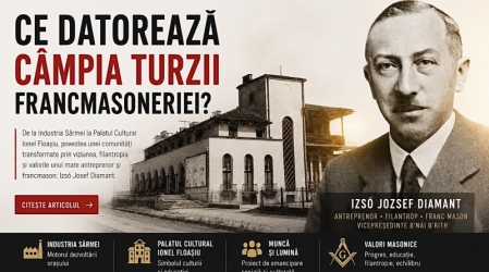 Ce datorează Câmpia Turzii francmasoneriei?
