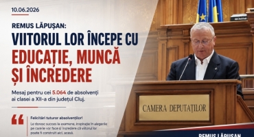 Deputatul Remus Lăpușan: „Viitorul tinerilor trebuie susținut prin educație, orientare profesională și oportunități reale”