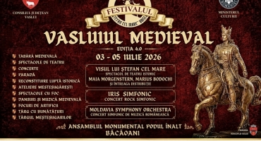 Festivalul „Vasluiul Medieval” revine cu Maia Morgenstern, Marius Bodochi și IRIS Simfonic