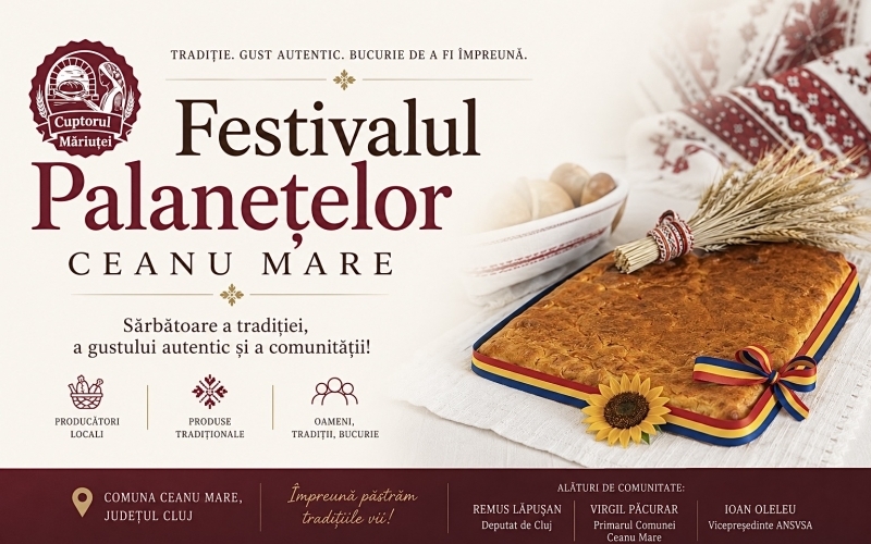 Deputatul Remus Lăpușan, susținător al producătorilor autohtoni, prezent la Festivalul Palanețelor din Ceanu Mare