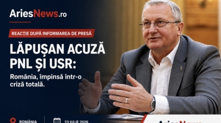 Remus Lăpușan: „PNL și USR au împins România într-o criză instituțională. Românii plătesc costul blocajelor și al dublului standard”