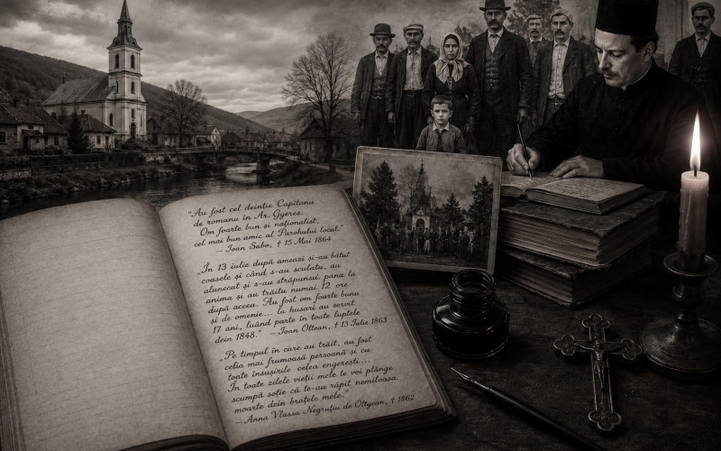 „Pastila de istorie locală” - Ce ascund matricolele bisericii din Ghiriș?
