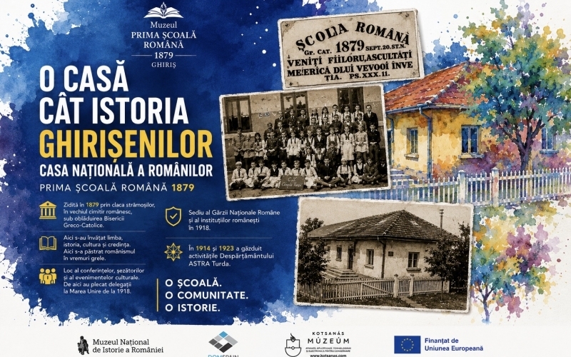 O casă cât istoria ghirișenilor. Casa Națională a românilor din Câmpia Turzii! 