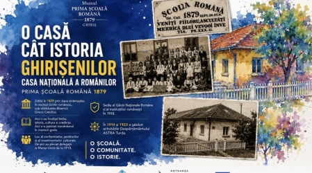 O casă cât istoria ghirișenilor. Casa Națională a românilor din Câmpia Turzii! 