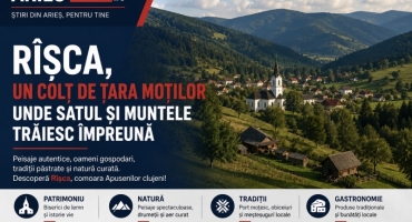 Rîșca, un colț de Țara Moților unde satul și muntele trăiesc împreună