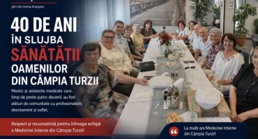 Avram M. GAL - 40 de ani de Medicină Internă la Câmpia Turzii. Respect și recunoștință pentru oamenii care au avut grijă de sănătatea comunității