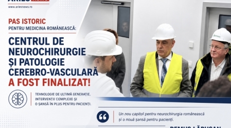 Deputatul PSD de Cluj Remus Lăpușan - Centrul de Neurochirurgie și Patologie Cerebro-Vasculară, finalizat. O investiție majoră pentru medicina românească