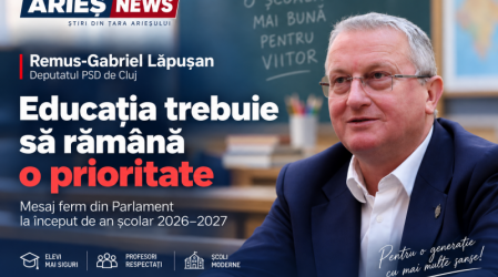 Remus Lăpușan: „Educația nu poate fi sacrificată. Școala are nevoie de stabilitate, respect și investiții”