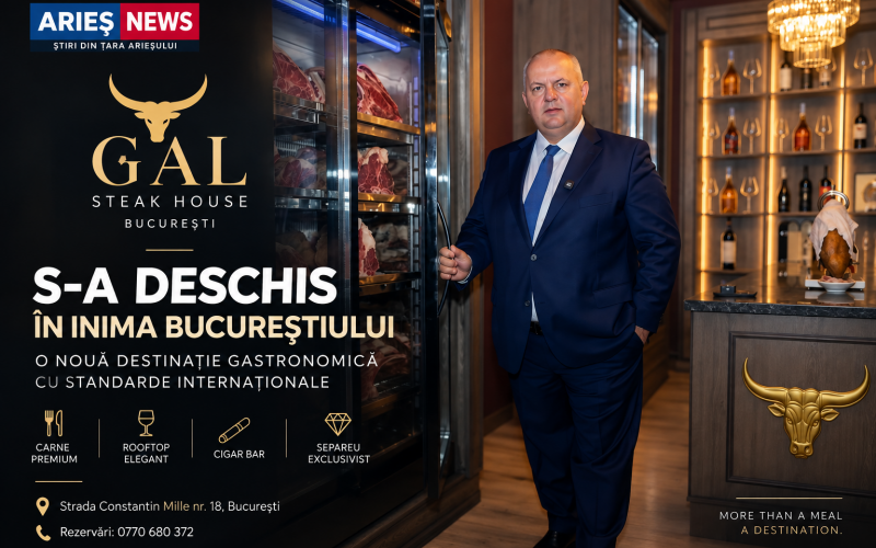 GAL STEAK HOUSE S-A DESCHIS ÎN CENTRUL BUCUREȘTIULUI, ÎN URMA UNEI INVESTIȚII DE PESTE UN MILION DE EURO