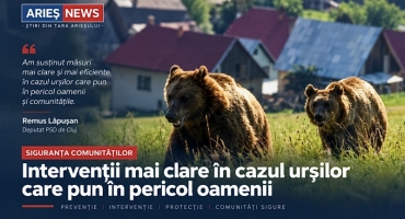 Remus Lăpușan | Intervenții mai clare în cazul urșilor care pun în pericol oamenii și comunitățile