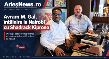 Avram M. Gal, întâlnire la Nairobi cu un reprezentant al mediului de afaceri din Kenya