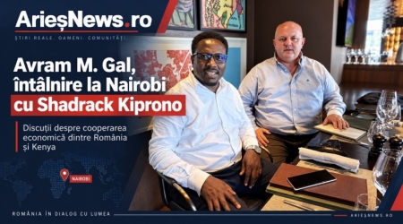 Avram M. Gal, întâlnire la Nairobi cu un reprezentant al mediului de afaceri din Kenya