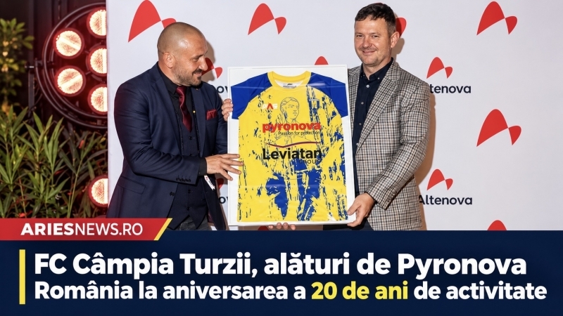 FC Câmpia Turzii, alături de Pyronova România la aniversarea a 20 de ani de activitate