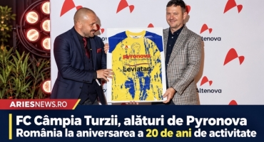 FC Câmpia Turzii, alături de Pyronova România la aniversarea a 20 de ani de activitate