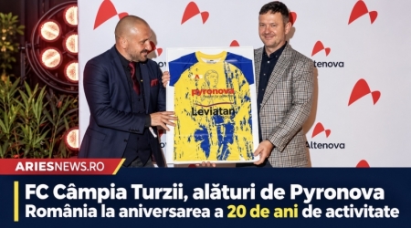 FC Câmpia Turzii, alături de Pyronova România la aniversarea a 20 de ani de activitate