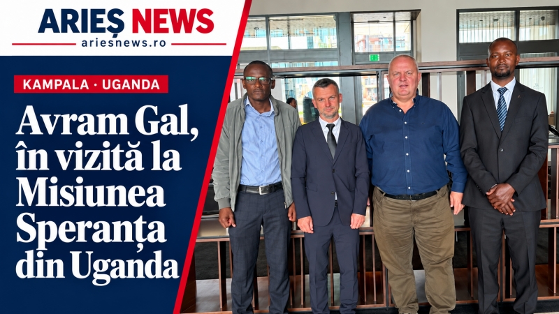 Avram Gal, întâlnire la Kampala cu echipa Misiunii Speranța