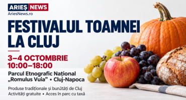 INVITAȚIE la Festivalul Toamnei la Cluj, în 3–4 octombrie, la Parcul Etnografic „Romulus Vuia”