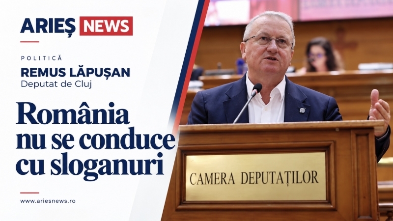 Remus Lăpușan, mesaj critic la adresa lui Siegfried Mureșan: „România nu se conduce cu sloganuri”