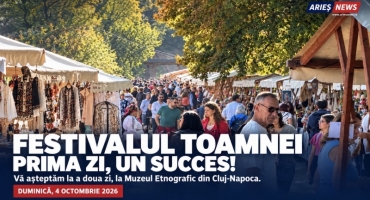Festivalul Toamnei la Cluj - Prima zi, un succes. Duminică, 4 octombrie, evenimentul continuă la Muzeul Etnografic