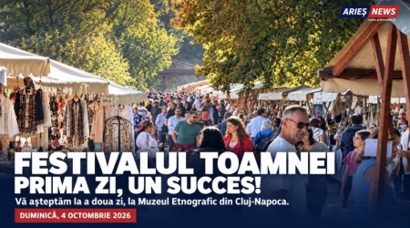 Festivalul Toamnei la Cluj - Prima zi, un succes. Duminică, 4 octombrie, evenimentul continuă la Muzeul Etnografic