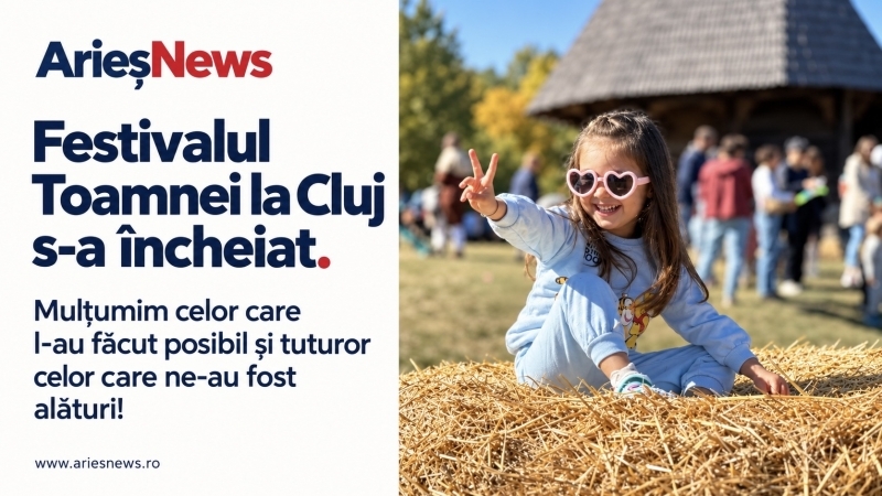 Festivalul Toamnei la Cluj s-a încheiat. Mulțumim celor care l-au făcut posibil și tuturor celor care ne-au fost alături!