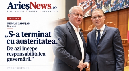 Remus Lăpușan: „S-a terminat cu austeritatea. De azi începe responsabilitatea guvernării”